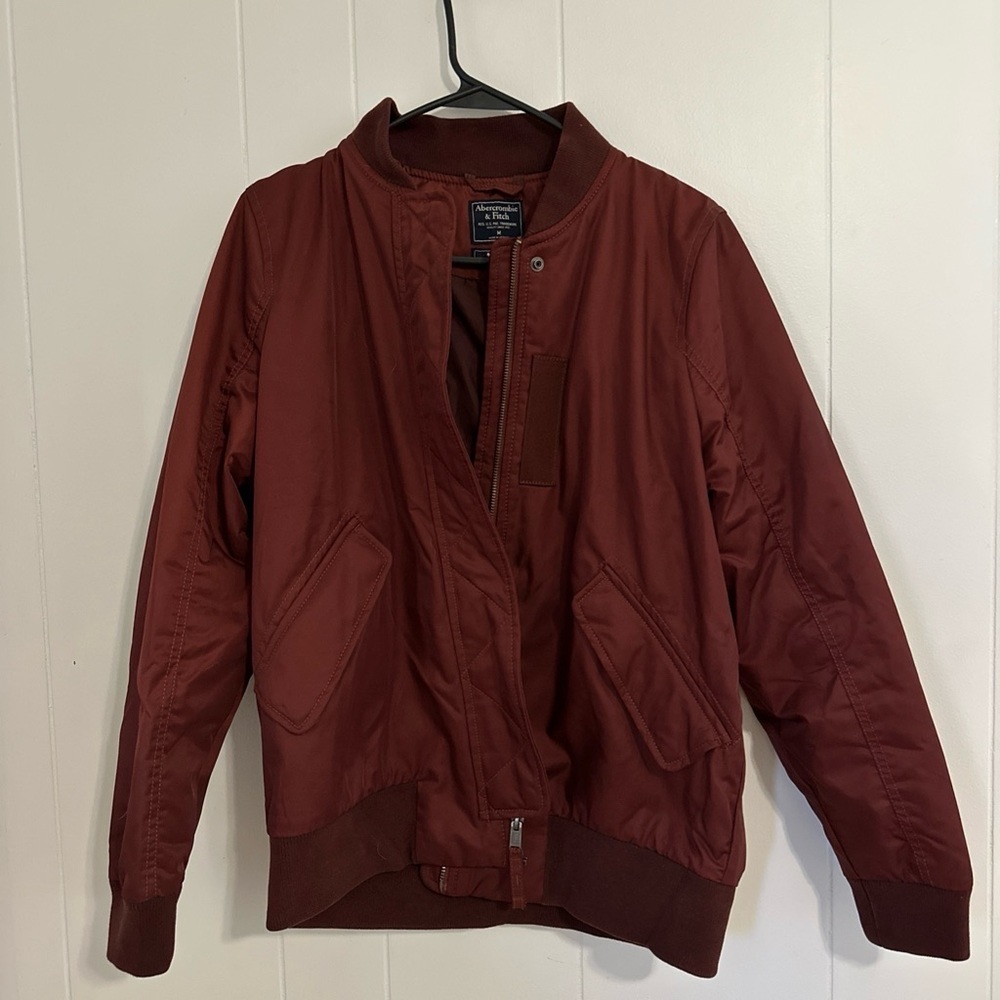 Abercrombie and Fitch Bomber Jacket Size Medium